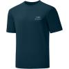 image:imageBASSDASH Mens Graphic TShirts Short Sleeve Fishing Shirt UPF 50 Moisture Wicking UV Sun Protection FS36MStone BluePalm Trees