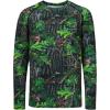 image:imageBASSDASH Mens Hunting Camo Performance Long Sleeve Shirt Fishing UPF50 FS13MGreen Leaves
