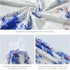image:imageBASSDASH Mens UPF 50 Camo Fishing Hoodie Shirt Quick Dry UV Sun Protection Long Sleeve Outdoor Hiking Hooded Shirts FS52MOrange Blue Camo