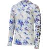 image:imageBASSDASH Mens UPF 50 Camo Fishing Hoodie Shirt Quick Dry UV Sun Protection Long Sleeve Outdoor Hiking Hooded Shirts FS52MOrange Blue Camo