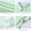 image:imageBASSDASH Mens UPF 50 Short Sleeve Button Down Fishing Shirt Breathable Lightweight for Outdoors Hiking CampingLight Green