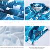 image:imageBASSDASH Mens UPF 50 Short Sleeve Button Down Fishing Shirt Breathable Lightweight for Outdoors Hiking CampingOcean Blue Fish