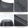 image:imageBASSDASH Mens Ultra Soft Cotton Blend UPF 50 Long Sleeve Fishing Shirt UV Sun Protection Casual Performance TeeHeather Grey