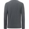 image:imageBASSDASH Mens Ultra Soft Cotton Blend UPF 50 Long Sleeve Fishing Shirt UV Sun Protection Casual Performance TeeHeather Grey