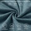 image:imageBASSDASH Mens Ultra Soft Cotton Blend UPF 50 Long Sleeve Fishing Shirt UV Sun Protection Casual Performance TeeHeather Indigo