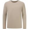 image:imageBASSDASH Mens Ultra Soft Cotton Blend UPF 50 Long Sleeve Fishing Shirt UV Sun Protection Casual Performance TeeLight Khaki