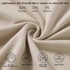 image:imageBASSDASH Mens Ultra Soft Cotton Blend UPF 50 Long Sleeve Fishing Shirt UV Sun Protection Casual Performance TeeLight Khaki