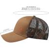 image:imageBASSDASH Printed Mesh Trucker Hat for Men Women Adjustable Baseball Cap Fishing Camping Outdoors Sporting Hat with Snap FH20BrownAutumn Forest