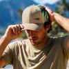 image:imageBASSDASH Printed Mesh Trucker Hat for Men Women Adjustable Baseball Cap Fishing Camping Outdoors Sporting Hat with Snap FH20KhakiPalm Trees