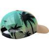 image:imageBASSDASH Printed Mesh Trucker Hat for Men Women Adjustable Baseball Cap Fishing Camping Outdoors Sporting Hat with Snap FH20KhakiPalm Trees