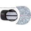 image:imageBASSDASH UPF 50 Foldable Fishing Hat Baseball Cap with Removable Neck Flap Portable for Men Women Golf HikingLight Grey Camo With Foldable Brim