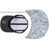 image:imageBASSDASH UPF 50 Foldable Fishing Hat Baseball Cap with Removable Neck Flap Portable for Men Women Golf HikingLight Grey Camo With Unfoldable Brim