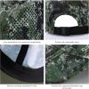 image:imageBASSDASH UPF 50 Foldable Fishing Hat Baseball Cap with Removable Neck Flap Portable for Men Women Golf HikingWoodland  With Foldable Brim