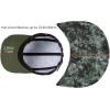 image:imageBASSDASH UPF 50 Foldable Fishing Hat Baseball Cap with Removable Neck Flap Portable for Men Women Golf HikingWoodland  With Unfoldable Brim