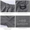 image:imageBASSDASH Youth 5 Fishing Shorts UPF 50 Water Resistant Quick Dry Boys Girls Hiking Cargo Shorts with Pockets FP03YDark Grey