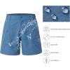 image:imageBASSDASH Youth 5 Fishing Shorts UPF 50 Water Resistant Quick Dry Boys Girls Hiking Cargo Shorts with Pockets FP03YDusty Blue