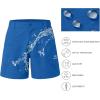 image:imageBASSDASH Youth 5 Fishing Shorts UPF 50 Water Resistant Quick Dry Boys Girls Hiking Cargo Shorts with Pockets FP03YVivid Blue