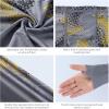 image:imageBASSDASH Youth UPF 50 Hooded Shirts with Mask UV Neck Gaiter Sun Protection Long Sleeve T Shirt for Fishing SwimGeometrical Gradient