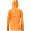 image:imageBASSDASH Youth UPF 50 Hooded Shirts with Mask UV Neck Gaiter Sun Protection Long Sleeve T Shirt for Fishing SwimOrange Ripple Water