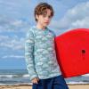 image:imageBASSDASH Youth UPF50 Performance T Shirt with Hood Long Sleeve Fishing Hiking Sun Shirt FS03YFish Camo