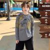 image:imageBASSDASH Youth UPF50 Performance T Shirt with Hood Long Sleeve Fishing Hiking Sun Shirt FS03YGeometrical Gradient