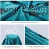 image:imageBASSDASH Youth UPF50 Performance T Shirt with Hood Long Sleeve Fishing Hiking Sun Shirt FS03YGreen Fish Gradient