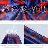 image:imageBASSDASH Youth UPF50 Performance T Shirt with Hood Long Sleeve Fishing Hiking Sun Shirt FS03YRed Blue Camo Gradient