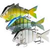 image:imageBASSDASH Bone Multi Jointed Swimbait 3Pack 37in066oz Hard Fishing Lure for Bass Trout Bluegill Pike3Pack  Collection C
