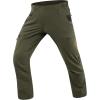 image:imageBASSDASH Invis 170 Mens Lightweight Hunting Pants 4Way Stretch Breathable Water Resistant for Turkey Early Season SpringDark Moss Green