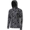 image:imageBASSDASH Mens UPF 50 Camo Fishing Hoodie Shirt Quick Dry UV Sun Protection Long Sleeve Outdoor Hiking Hooded Shirts FS52MBlack Block Camo