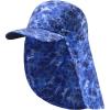 Blue Camo With Unfoldable Brim