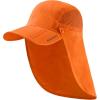 Orange With Foldable Brim