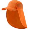 Orange With Unfoldable Brim