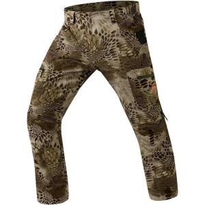 image:imageBASSDASH Invis 170 Mens Lightweight Hunting Pants 4Way Stretch Breathable Water Resistant for Turkey Early Season SpringHighland II
