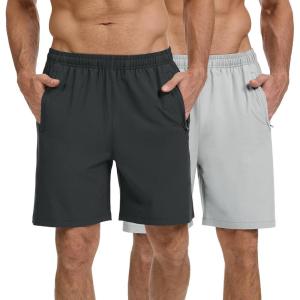image:imageBASSDASH Mens 7 Inseam Hiking Fishing Shorts UPF 50 with 3 Zipper Pockets Lightweight Water Resistant Quick Dry FP12M