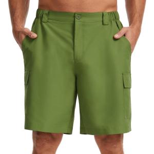 image:imageBASSDASH Mens 9 Hiking Cargo Shorts Quick Dry UPF 50 Lightweight Stretch for Fishing Kayaking Camping Casual FP11M