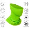 image:imageBASSDASH Neck Gaiter Mask UPF 50 Sun Protection for Men amp Women Fishing Hiking OutdoorFluorescent Green