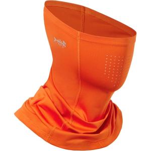 image:imageBASSDASH Neck Gaiter Mask UPF 50 Sun Protection for Men amp Women Fishing Hiking OutdoorTangerine