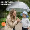 image:imageBASSDASH Kids Wide Brim Sun Hat UPF 50 UV Protection Lightweight Bucket Hat for Toddler Girls BoysLight Blue