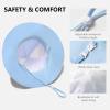 image:imageBASSDASH Kids Wide Brim Sun Hat UPF 50 UV Protection Lightweight Bucket Hat for Toddler Girls BoysLight Blue