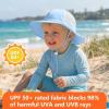 image:imageBASSDASH Kids Wide Brim Sun Hat UPF 50 UV Protection Lightweight Bucket Hat for Toddler Girls BoysLight Blue