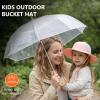 image:imageBASSDASH Kids Wide Brim Sun Hat UPF 50 UV Protection Lightweight Bucket Hat for Toddler Girls BoysLight Pink