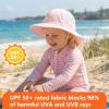 image:imageBASSDASH Kids Wide Brim Sun Hat UPF 50 UV Protection Lightweight Bucket Hat for Toddler Girls BoysLight Pink
