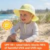 image:imageBASSDASH Kids Wide Brim Sun Hat UPF 50 UV Protection Lightweight Bucket Hat for Toddler Girls BoysLight Yellow