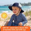 image:imageBASSDASH Kids Wide Brim Sun Hat UPF 50 UV Protection Lightweight Bucket Hat for Toddler Girls BoysNavy Blue