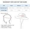 image:imageBASSDASH Kids Wide Brim Sun Hat UPF 50 UV Protection Lightweight Bucket Hat for Toddler Girls BoysOrange