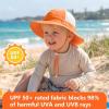 image:imageBASSDASH Kids Wide Brim Sun Hat UPF 50 UV Protection Lightweight Bucket Hat for Toddler Girls BoysOrange