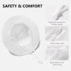 image:imageBASSDASH Kids Wide Brim Sun Hat UPF 50 UV Protection Lightweight Bucket Hat for Toddler Girls BoysWhite