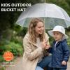 image:imageBASSDASH Kids Wide Brim Sun Hat UPF 50 UV Protection Lightweight Bucket Hat for Toddler Girls BoysWhite