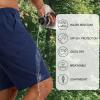 image:imageBASSDASH Mens 10 Hiking Cargo Shorts Quick Dry Water Resistant Lightweight Outdoor Shorts for Fishing Camping GolfDark Blue